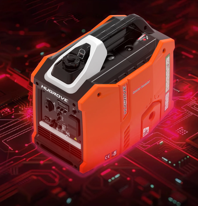 SHINPT Generator, 1800W Ultra-Quiet Portable Inverter Generator for Home & Outdoor Use, 3H Run Time at 100% Load, Lightweight & Compact Power Station